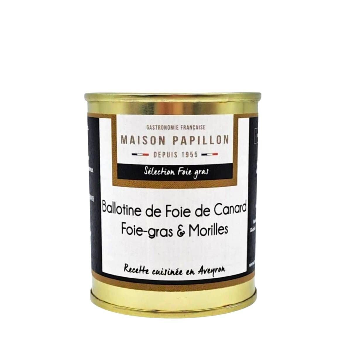 Ballotine de foie de Canard, Foie gras et Morilles