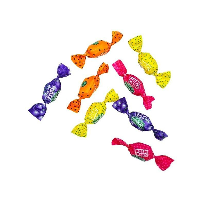 Bonbons Mini Pulpi fourrés aux fruits assortis