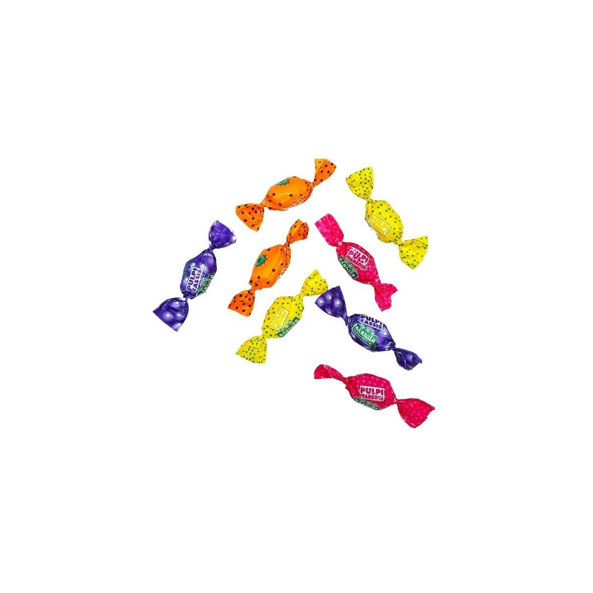 Bonbons Mini Pulpi fourrés aux fruits assortis
