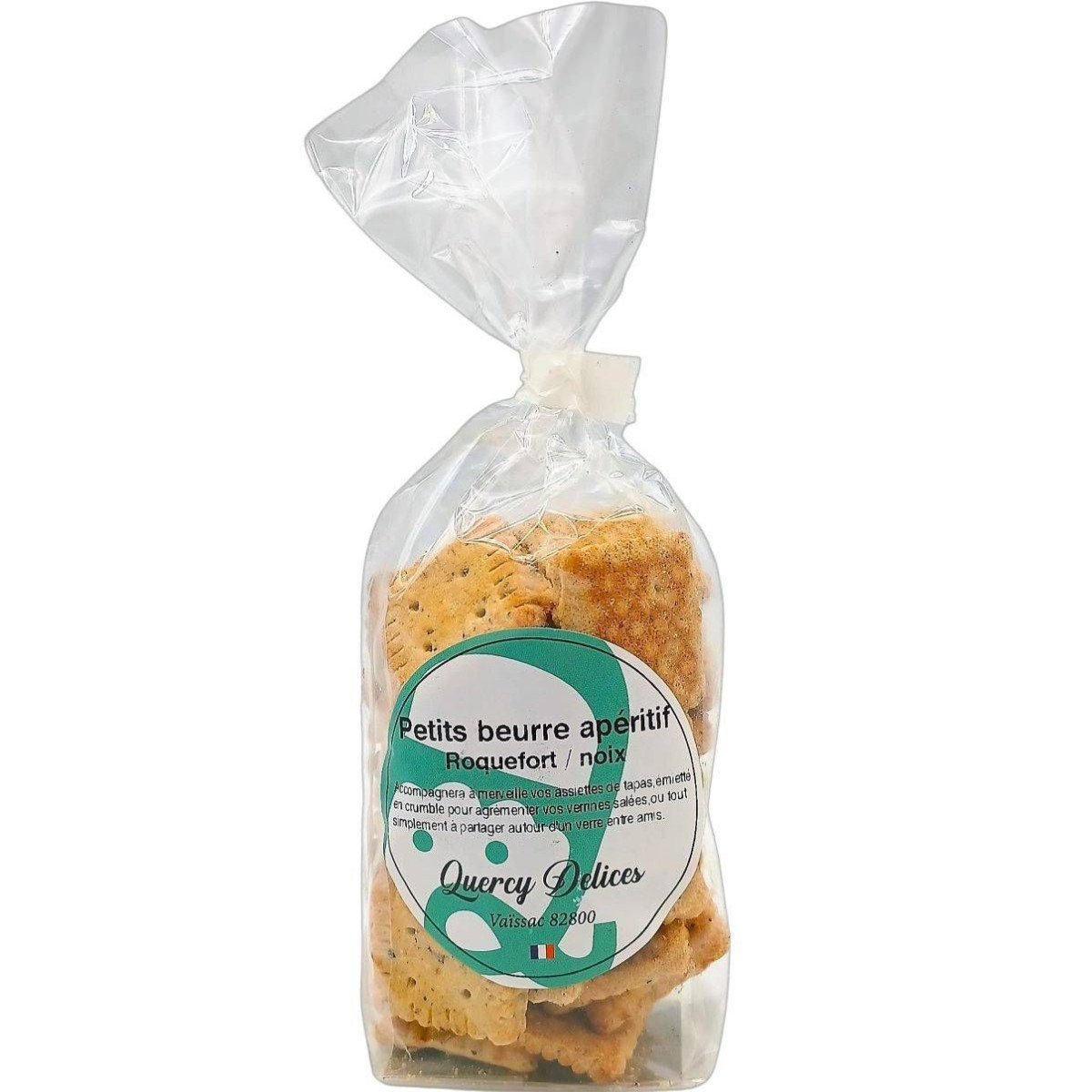 Biscuits apéritifs Roquefort & Noix