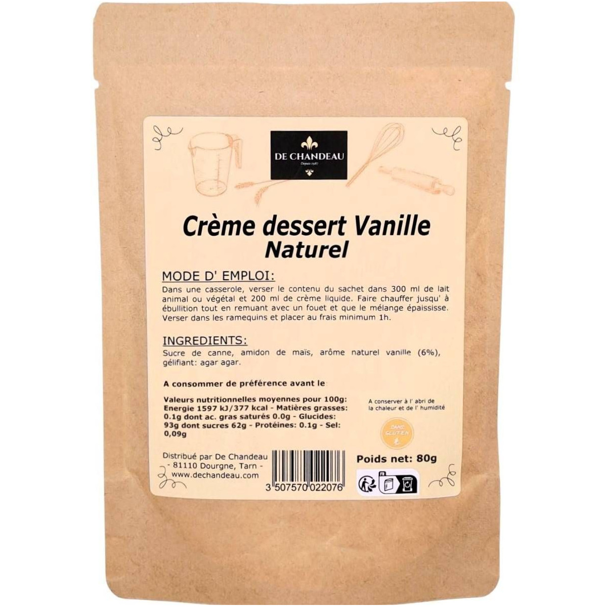 Crème dessert Vanille