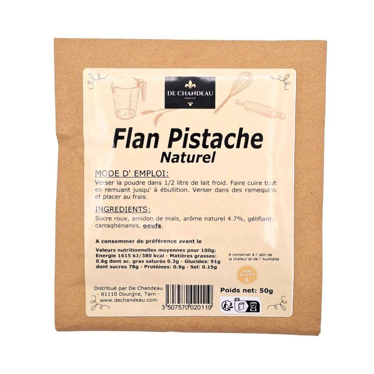 Flan Pistache