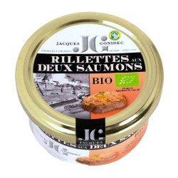 Rillettes aux Deux Saumons BIO Gonidec - 90g