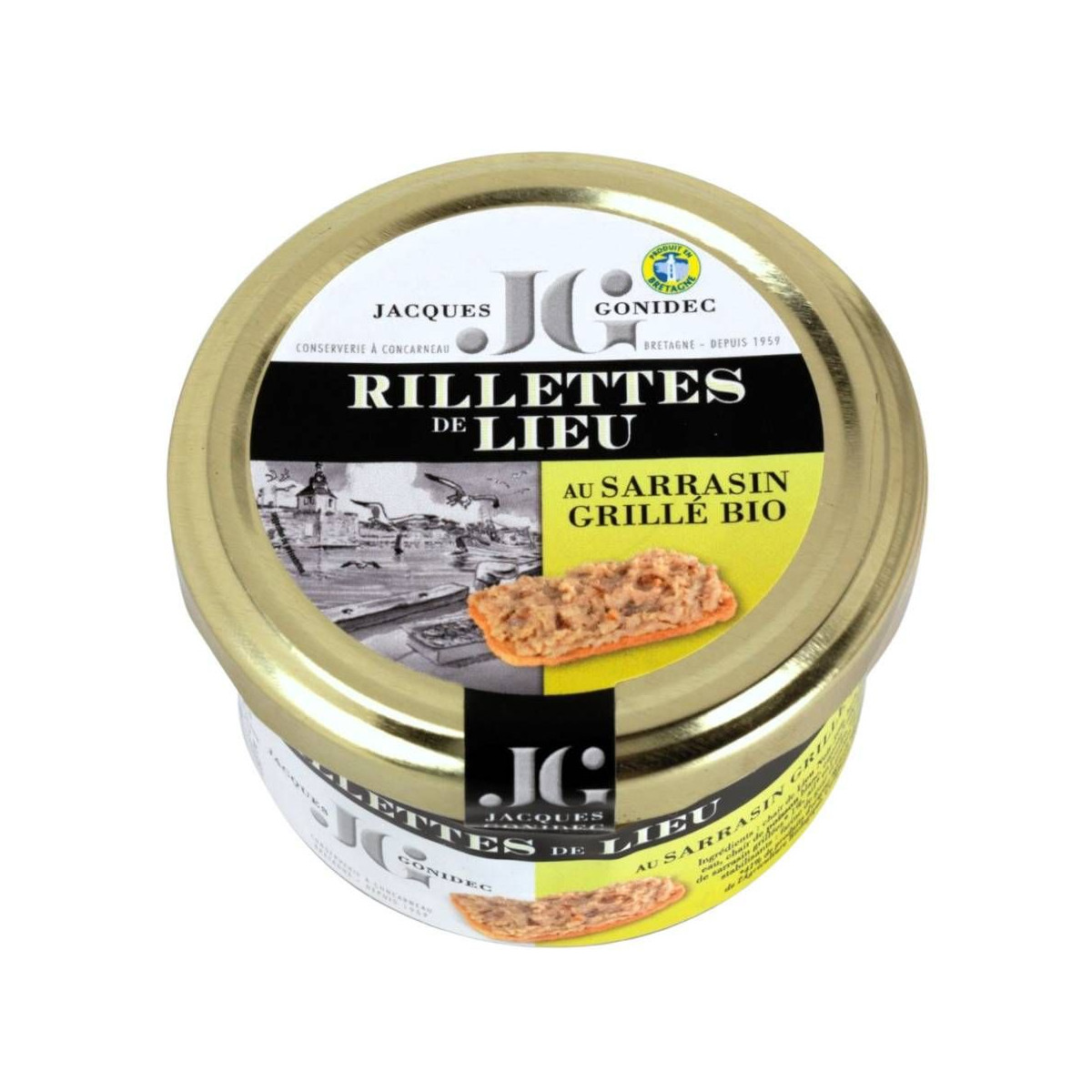 Rillettes de Lieu au Sarrasin grillé BIO Gonidec - 90g