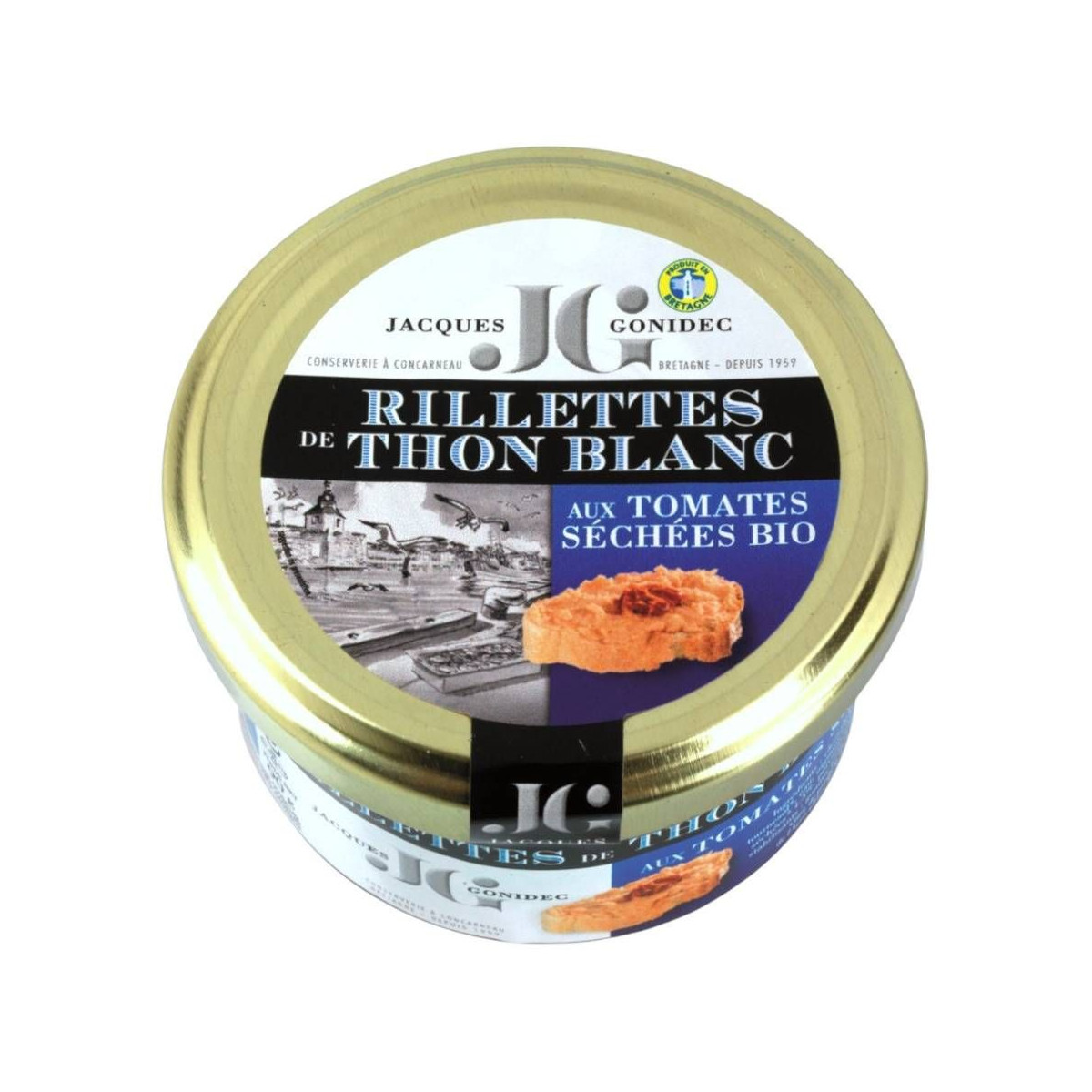 Rillettes de Thon Blanc aux Tomates séchées BIO Gonidec - 90g
