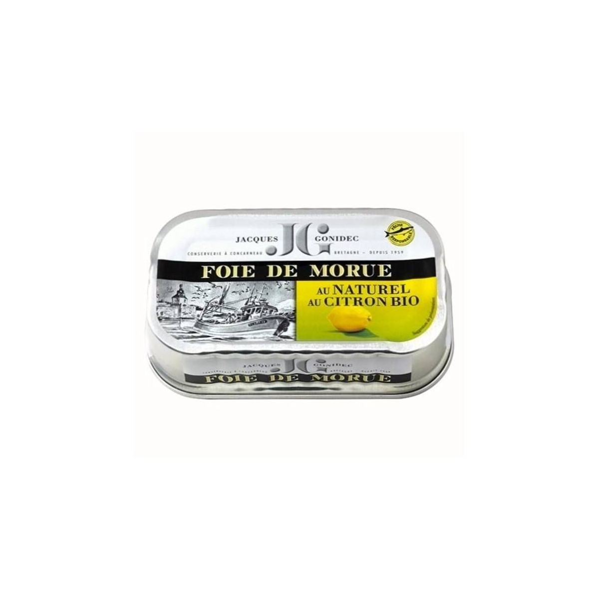 Foie de Morue au Citron BIO Gonidec - 120g