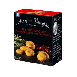 Biscuits salés aux herbes de Provence et piments d'Espelette - Maison Bruyère