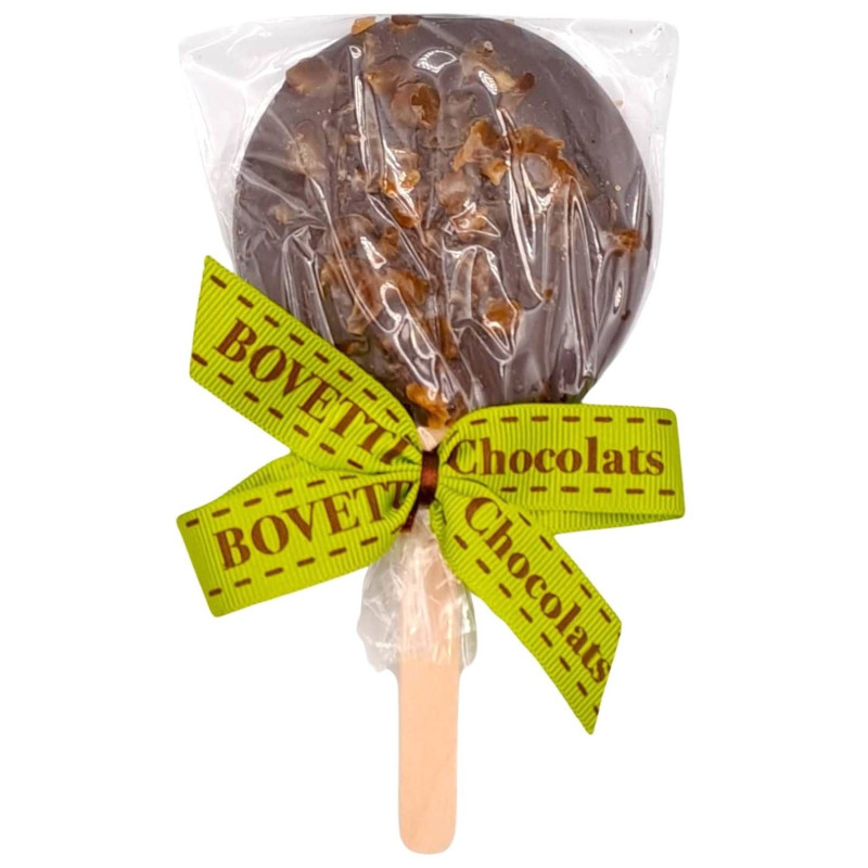 Sucette Chocolat Noir & Caramel BIO - Bovetti