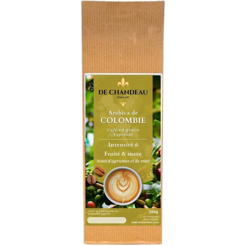 Café de Colombie Excelso en grain