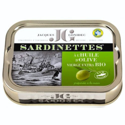 Sardinettes à l'huile d'Olive vierge extra BIO - Gonidec