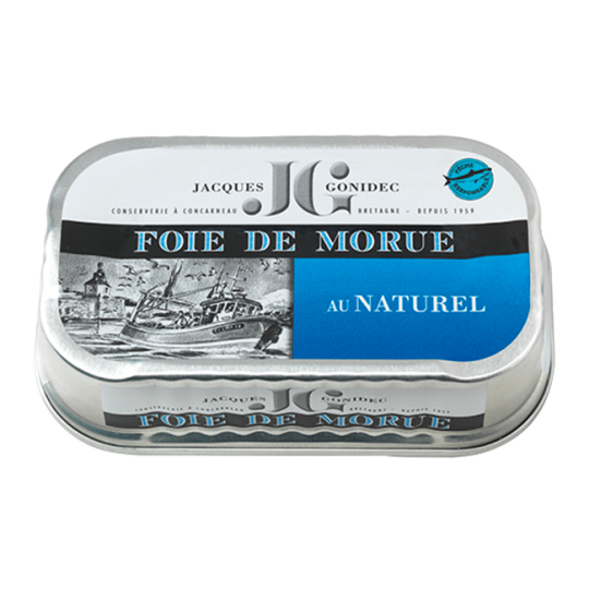 Foie de Morue au naturel Gonidec - 120g