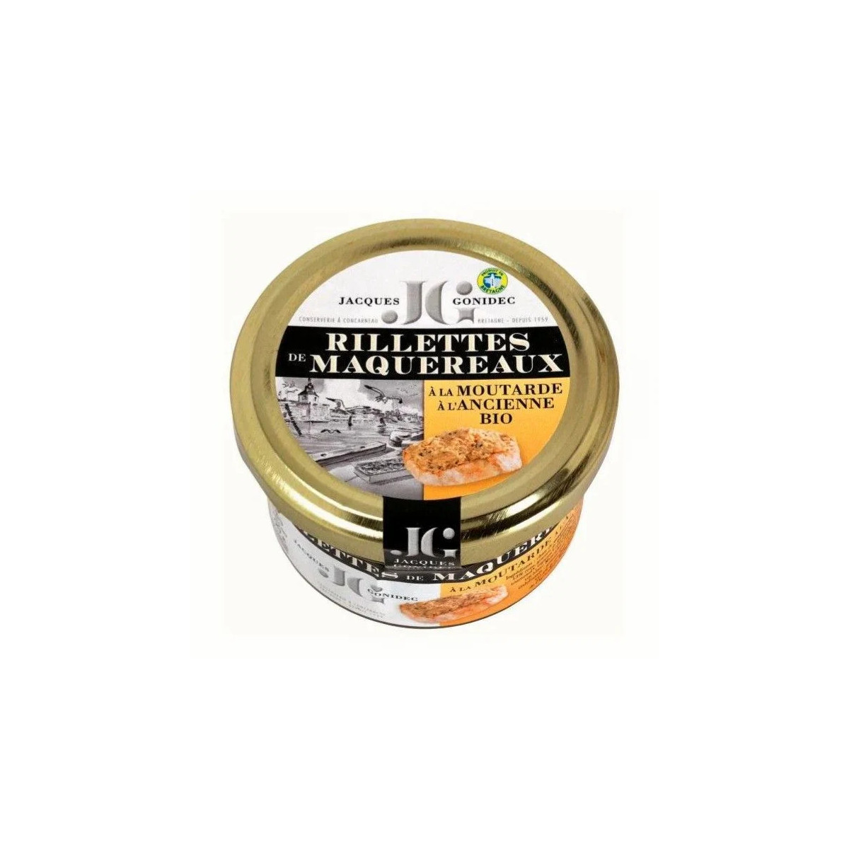 Rillettes de Maquereaux à la Moutarde à l’ancienne BIO Gonidec - 90g