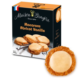 Biscuits macarons Abricot Vanille