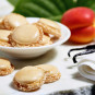 Biscuits macarons Abricot Vanille