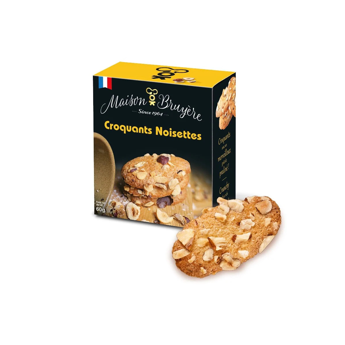 Biscuits croquants aux Noisettes