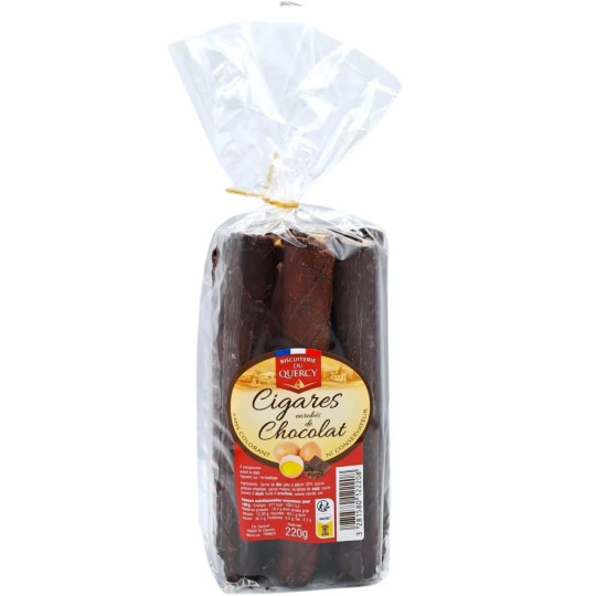 Gaufres enrobées de chocolat