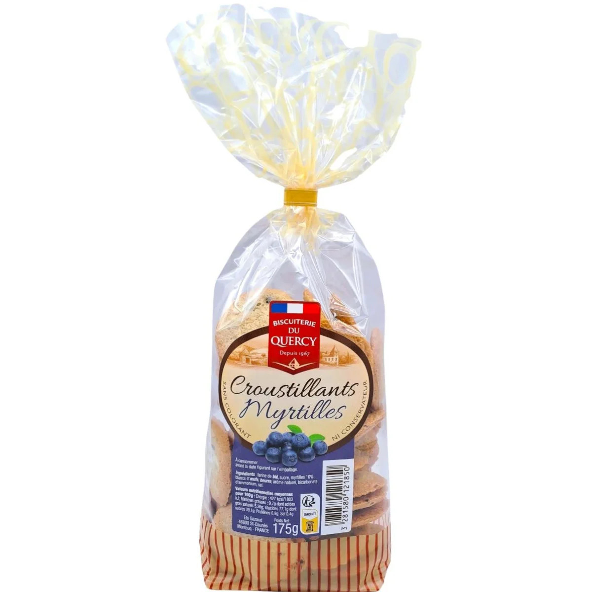 Biscuits croustillants Myrtilles