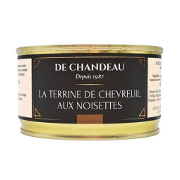 Terrine de Chevreuil aux Noisettes artisanale | DE CHANDEAU