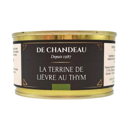 Terrine de Lièvre au Thym artisanale | DE CHANDEAU