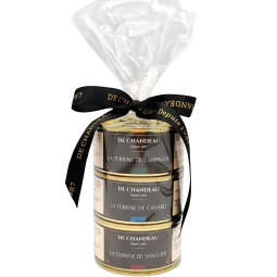 La Baguette "Terroir" - Coffret 3 terrines artisanales | DE CHANDEAU