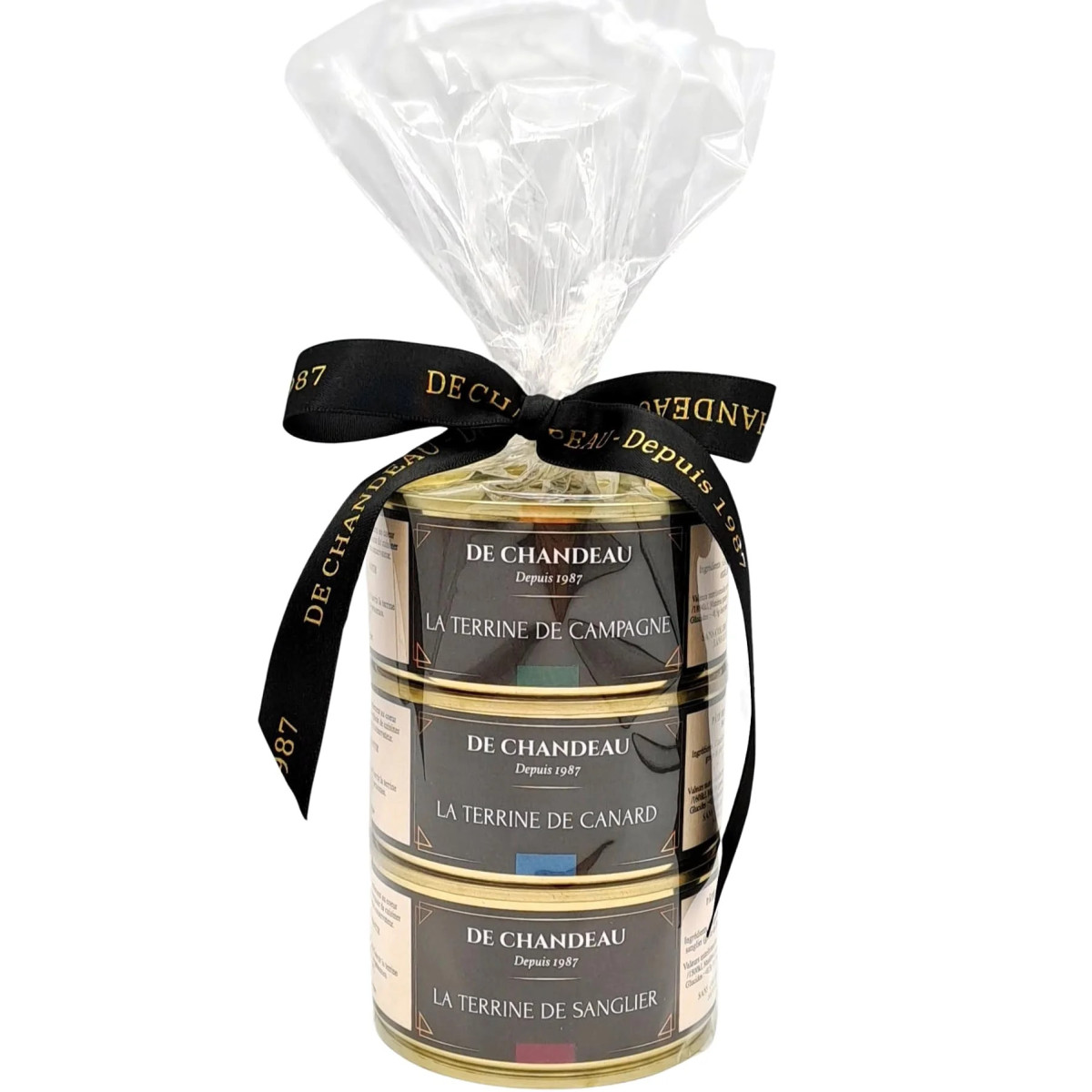 La Baguette "Terroir" - Coffret 3 terrines artisanales | DE CHANDEAU