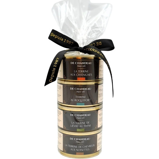 La Baguette "Spécialités" - Coffret 4 terrines artisanales | DE CHANDEAU