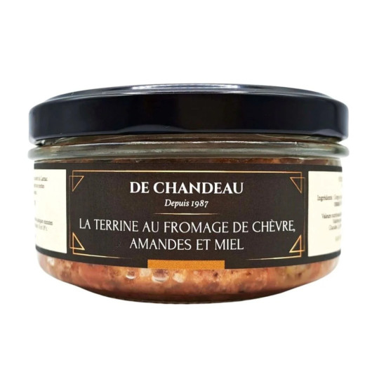 Terrine au fromage de Chèvre, Amandes et Miel | DE CHANDEAU