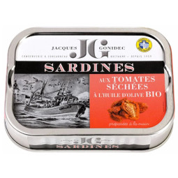 Sardines aux Tomates séchées et huile d'Olive BIO
