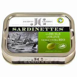 Sardinettes à l'huile d'Olive vierge extra BIO