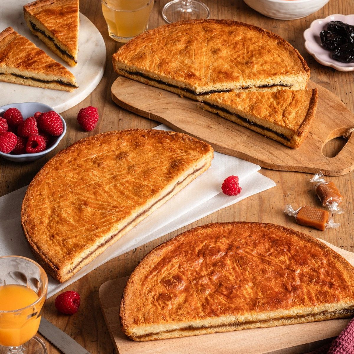 Gâteau breton fourré à la Framboise | De Chandeau