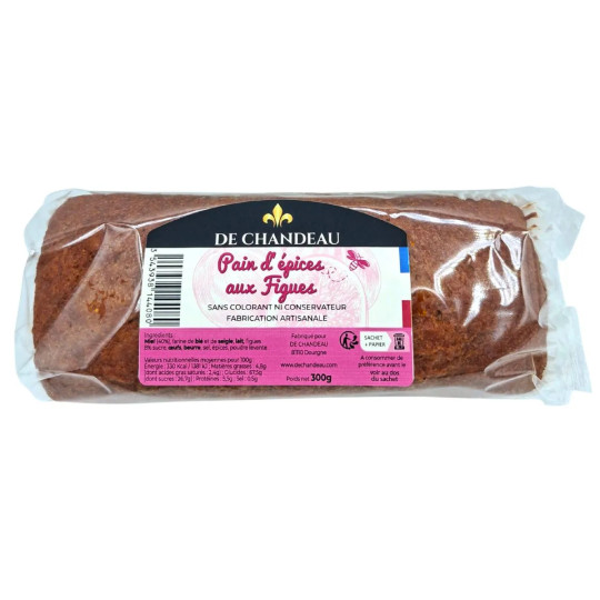 Pain d'épices aux figues - Gâteaux | DE CHANDEAU