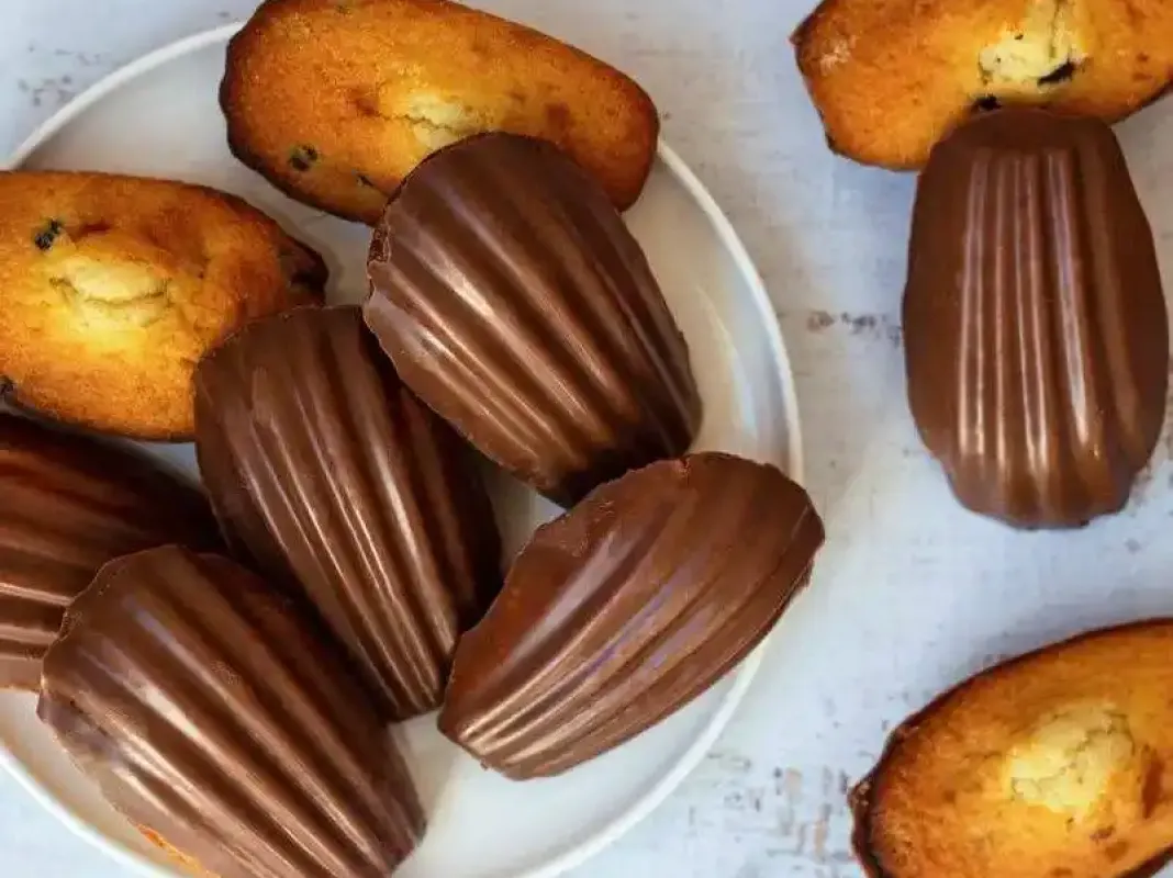 Madeleines bio au chocolat