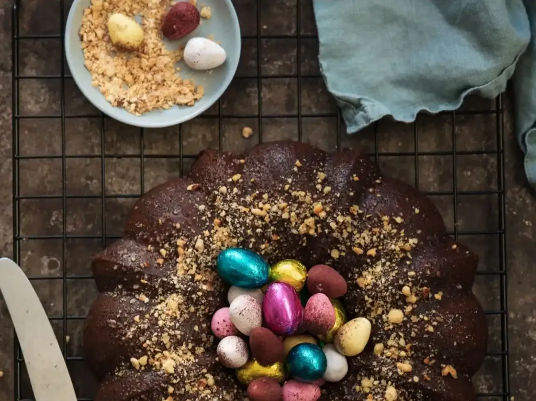 Nid de Pâques au chocolat 