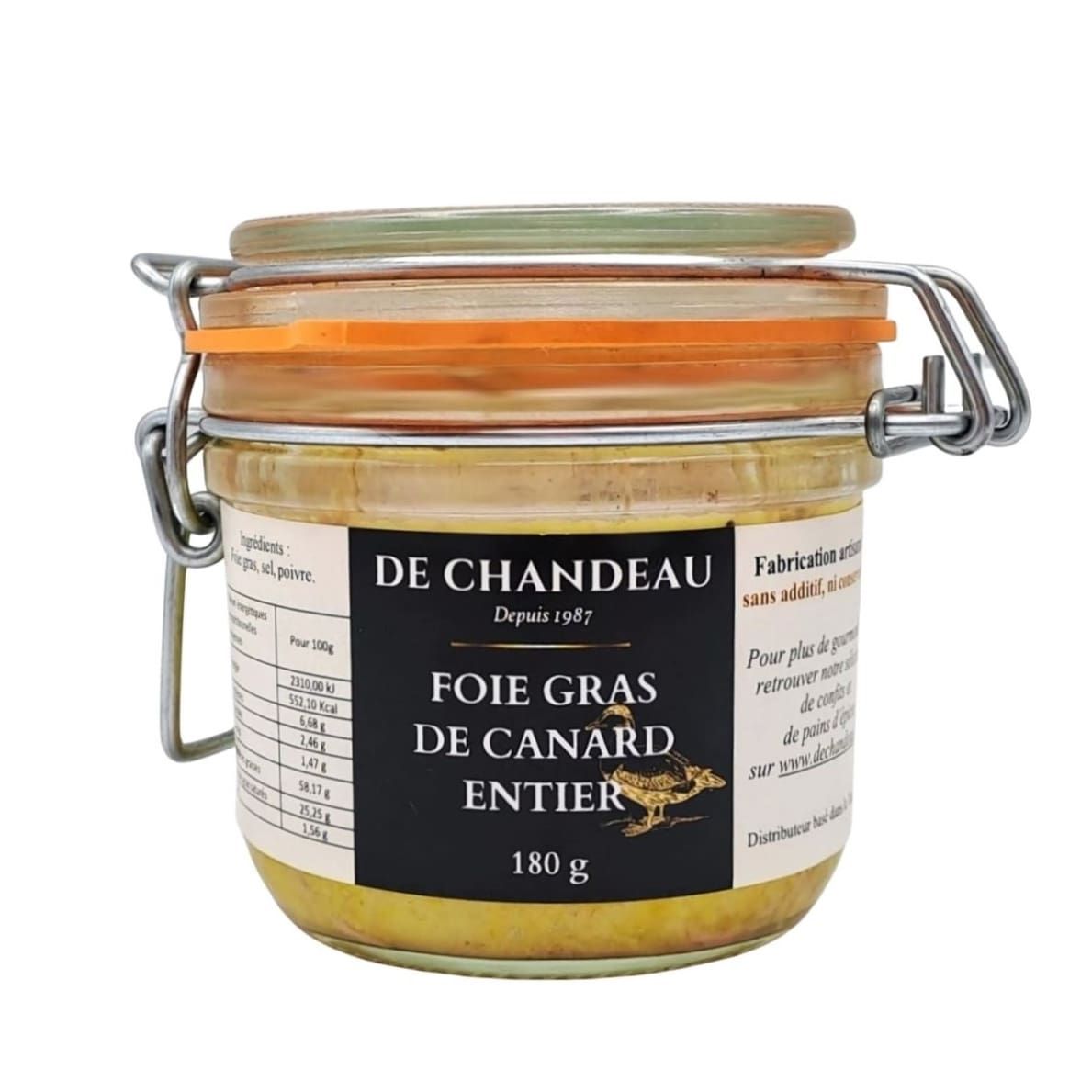 Foie gras de canard entier halal - - 180 g