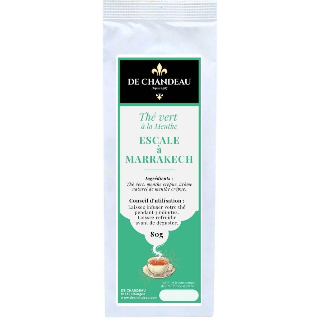 Thé vert à la menthe "Escale à Marrakech" | De Chandeau