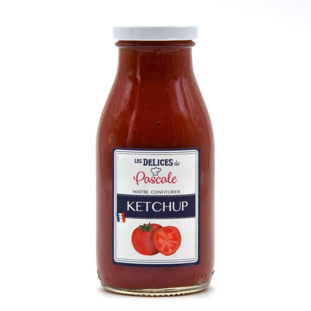 Ketchup Pur Tomate Artisanal De Chandeau - Fabriqué en Ariège, 100% naturel, sans conservateurs ni additifs