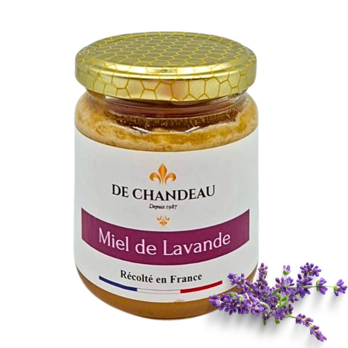 Miel de Lavande naturel, récolté en France, sans produits chimiques.